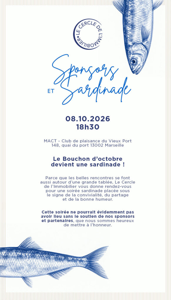 Soirée sponsor et sardinage affiche